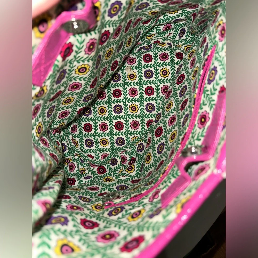 Vera Bradley Retired Limited Edition Viva La Vera Straw Hobo Style Bag
